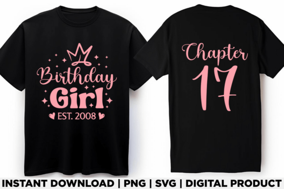 Birthday Girl Gift Est. 2008: A Versatile T-Shirt Design