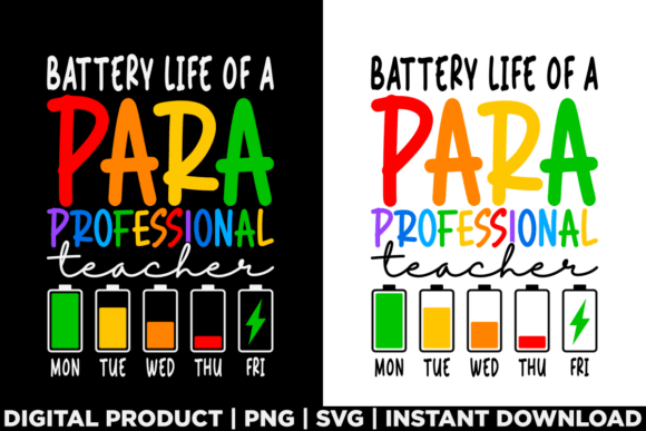 Enhancing Visuals with Battery Life of Paraprofessional Teacher Graphics