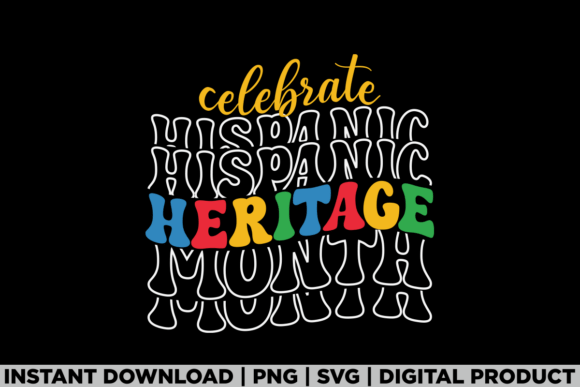 Hispanic Heritage Month Stacked Tee: A Graphic for Local Business