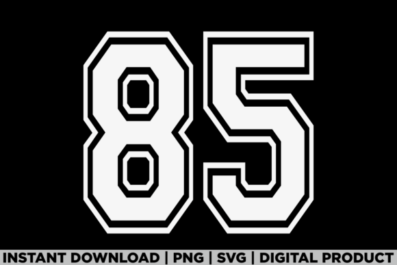 Number 85 Birthday Varsity: A Versatile T-Shirt Design