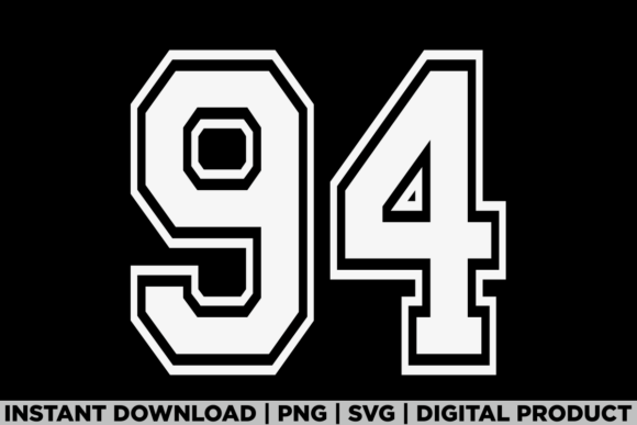 Number 94 Birthday Varsity: A Versatile T-Shirt Design