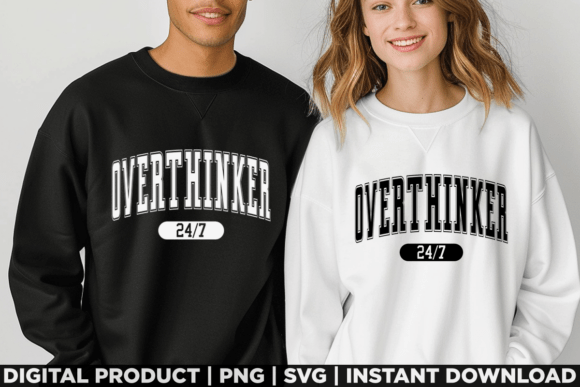 Overthinker Anxiety Mental Health T-Shirt