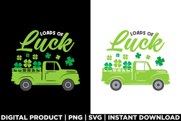 St Patricks Day Load of Luck Shamrock
