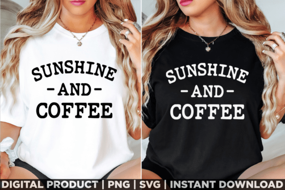 Sunshine and Coffee Spring Shirt: A Versatile Graphics Asset
